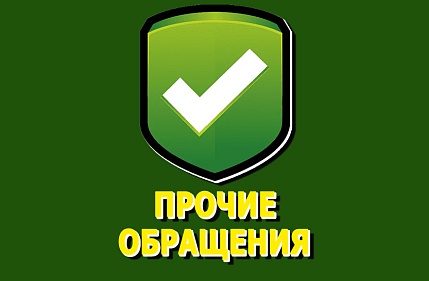 ПРОЧИЕ ОБРАЩЕНИЯ